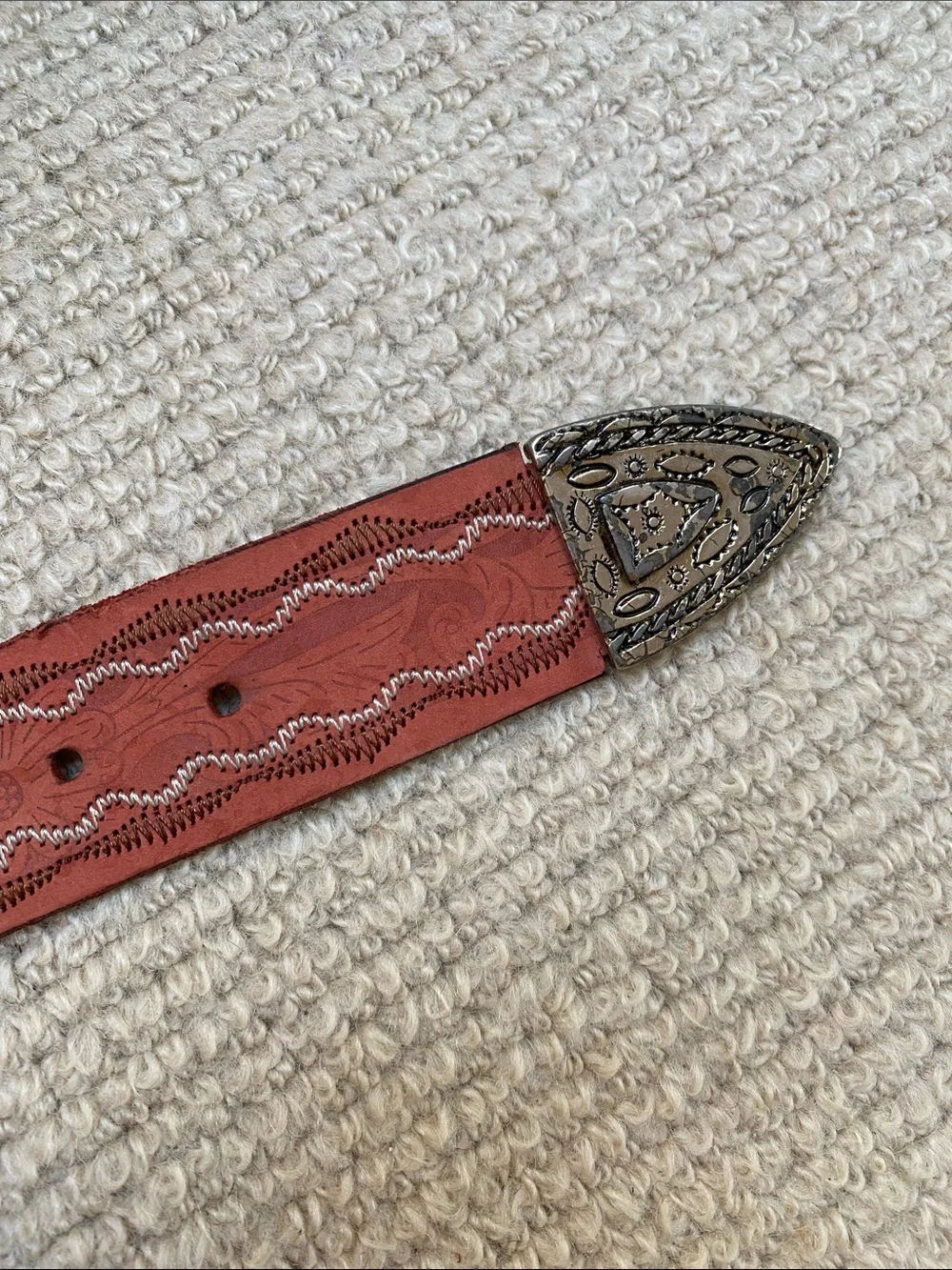 Doppia Vita Leather Belt from Italy